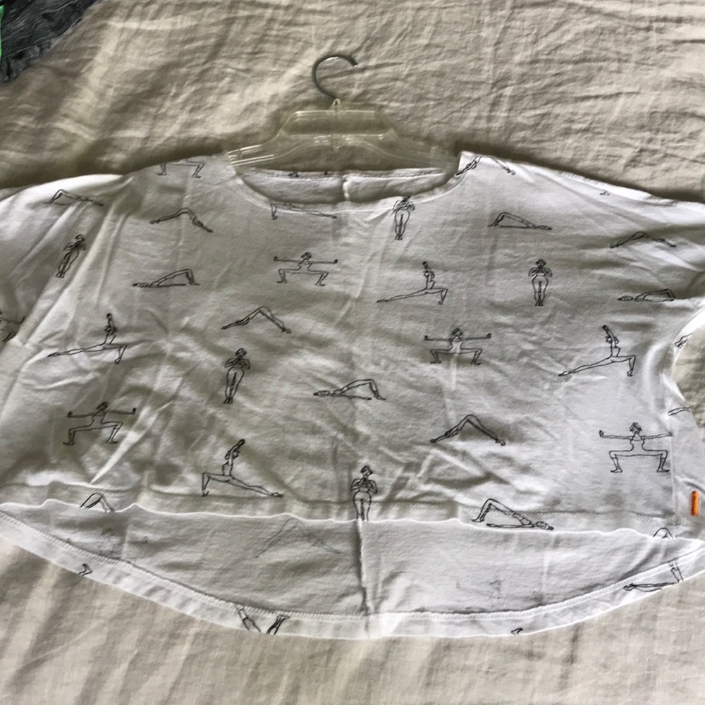 Lucy Yoga Crop Short Sleeve Top